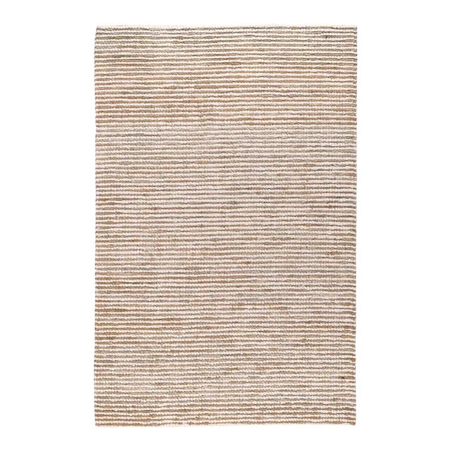 Hudson Ivory Jute/Cotton Rug 5x8 For Sale