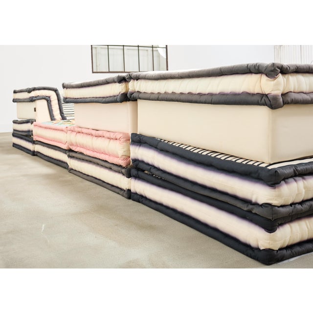 Jean-Paul Gaultier Mah Jong Sofa by Hans Hopfer for Roche Bobois For Sale - Image 18 of 18