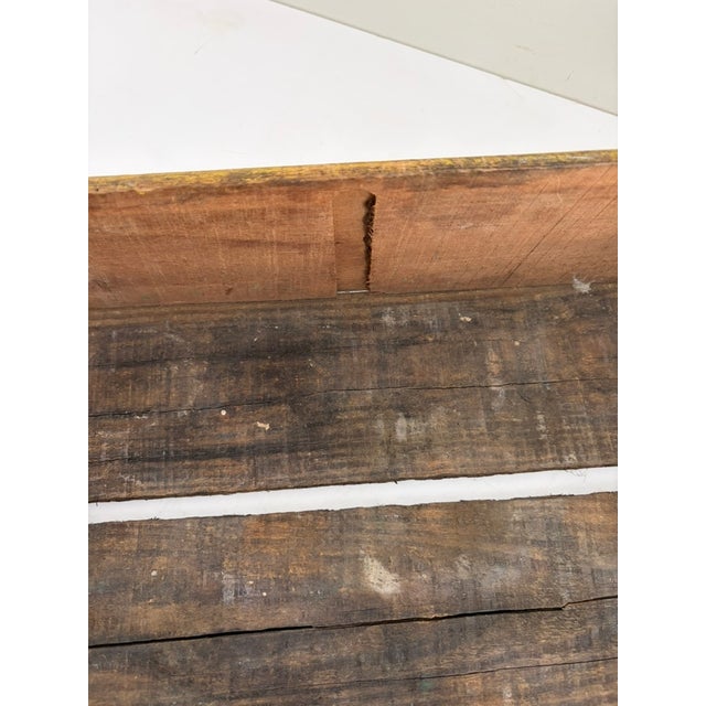 Title: Vintage Pepsi Wood Soda Crate – Yellow With Blue Lettering For Sale In Orlando - Image 6 of 11