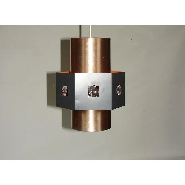 Black Hanging Lamp from Fog & Morup, 1970s For Sale - Image 8 of 10