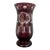 Egermann Bohemian Ruby Cut-to-Clear Engraved Vase – 12.25” For Sale
