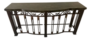Late 20th Century Tessellated Marble Credenza