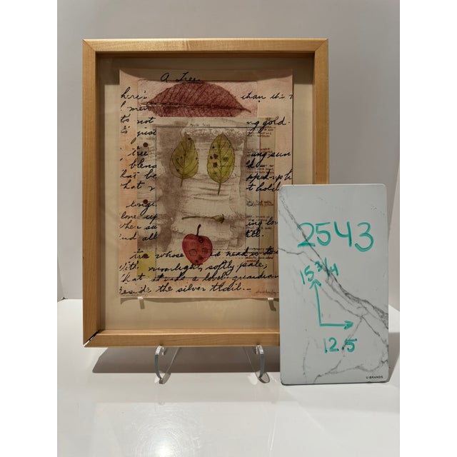 Alicia Bailey & Melinda Lag “Tree” Signed Mixed Media Print 2008 Framed For Sale - Image 9 of 9