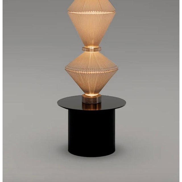 Textile Oïphorique P Gr Floor Lamp by Atelier Oï for Parachilna For Sale - Image 7 of 10