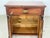 Antique Gründerzeit Walnut Veneer and Brass Fittings Vertiko Chest of Drawers, 1900 For Sale - Image 3 of 11