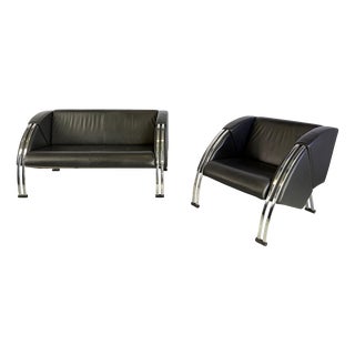 Postmodern Young International Sofa from de Ster Gelderland, 1980s, Set of 2 For Sale