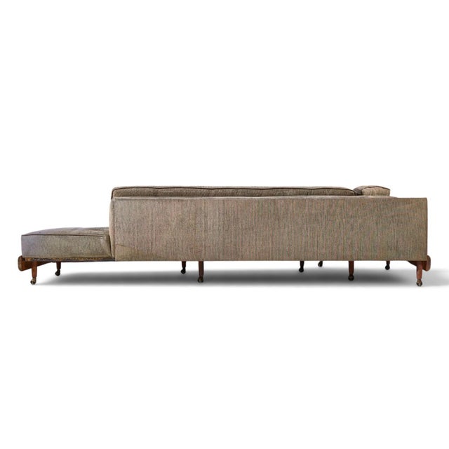 Adrian Pearsall for Craft Associates 2300-S Mid Century Walnut Boomerang Sofa For Sale In Chicago - Image 6 of 9