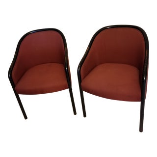 Vintage Mid Century Modern Ward Bennett Chairs- A Pair For Sale