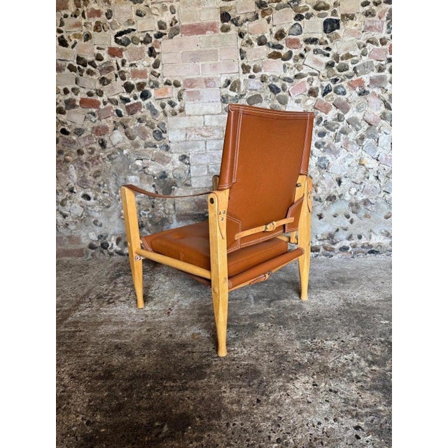 KK47000 Safari Chair in Ash with Cognac Leather by Kaare Klint for Carl Hansen & Søn For Sale - Image 14 of 18