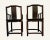 Pair of Early 20th Century Chinese Hardwood Armchairs For Sale - Image 4 of 12