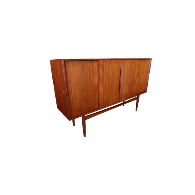 Danish Sideboard in Teak with Sliding Doors, 1960s For Sale - Image 6 of 16