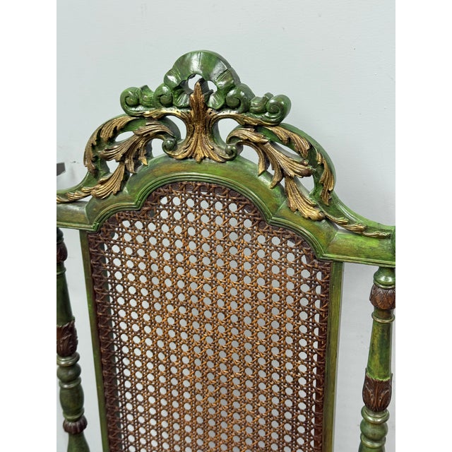 Victorian Wood Caned Side Chair, Antique For Sale - Image 10 of 12