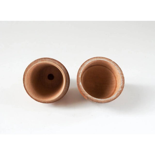 Late 19th Century Antique 19th Century Scottish Robert Burns Cottage Wood Thimble Holder For Sale - Image 5 of 6