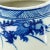 Blue Large Chinese Blue and White Porcelain Floral Tea Pot C. 1900 For Sale - Image 8 of 13