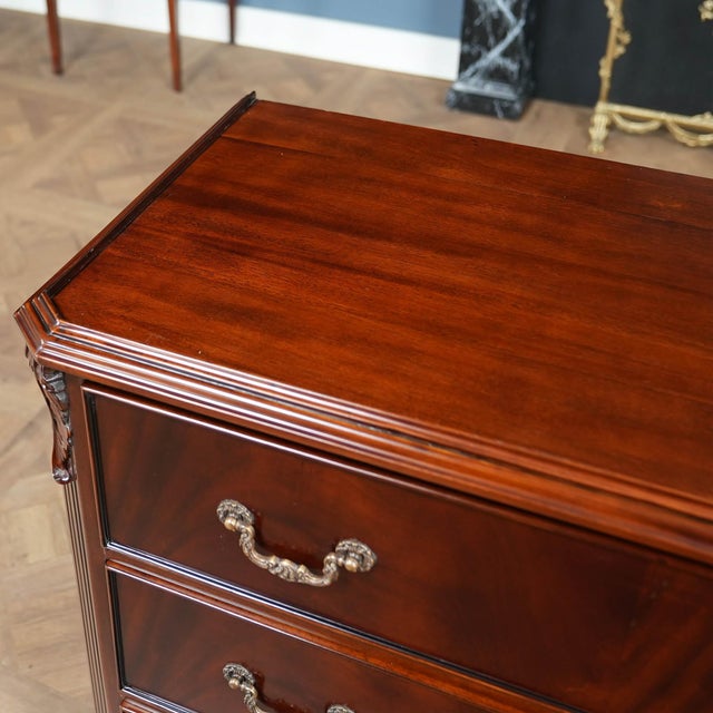 Niagara Furniture Mahogany Chippendale Tall Chest For Sale - Image 11 of 14