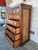 Brown 1990s Modern Wood Highboy Dresser. For Sale - Image 8 of 18