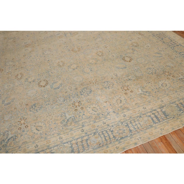 Antique Persian Tabriz Large Room Size Rug For Sale - Image 18 of 18