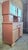 Brown Vintage Mado 2-Body Kitchen Buffet with Cathedral Glass, 1950s For Sale - Image 8 of 11