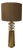 Brass Finish and Lucite Lamp Custom Shade For Sale