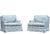 Wood Pair of Baker Furniture Company Club Chairs in Brunschwig & Fils For Sale - Image 7 of 18