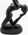 Black 1970s Art Deco Style Nude Table Lamp For Sale - Image 8 of 9