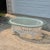 Late 20th Century Vintage White Wicker Oval Coffee Table W/ Glass Top For Sale In Washington DC - Image 6 of 6