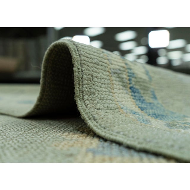 Textile Turkish Oushak Rug 8'7" x 12'2" #19031 For Sale - Image 7 of 8
