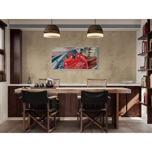 Judith often drew inspiration from the food, culture and vegetation surrounding her Santa Fe studio. Here, reflections in...