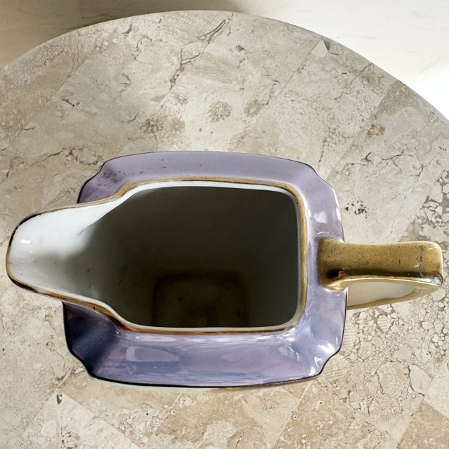 Vintage Japanese Noritake Porcelain Creamer For Sale - Image 4 of 7