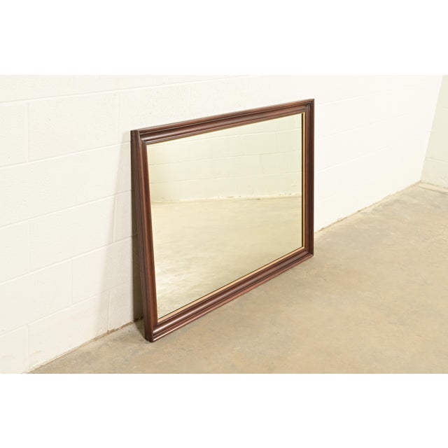 Henkel Harris Federal Mahogany and Gold Gilt Framed Wall Mirror, 1972 For Sale - Image 11 of 11