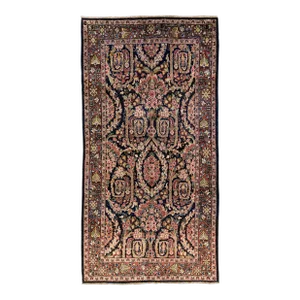 Multicolor Antique Persian Meshakabad Handmade Wool Rug With Allover Design