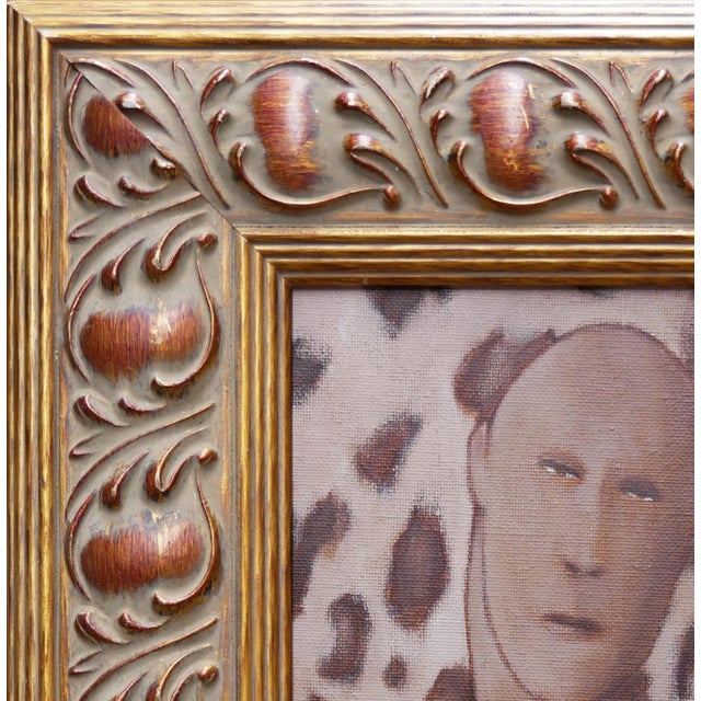 Contemporary Scott Woodard "Determination" Brown Toned Contemporary Abstract Surrealist Painting, 2022 For Sale - Image 3 of 9