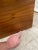 Brown Gorgeous Mid Century Art Deco Revival Dresser Chest Four Drawers Brass Pulls For Sale - Image 8 of 13