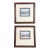 Pair of Vintage English Equestrian Prints After Henry Alken — “Saddling” & “The Start” — Engraved by J. Harris, Mahogany Frames For Sale