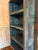 Blue Antique Primitive Blue Painted Open Cupboard With Scalloped Shelves – 80”h For Sale - Image 8 of 8