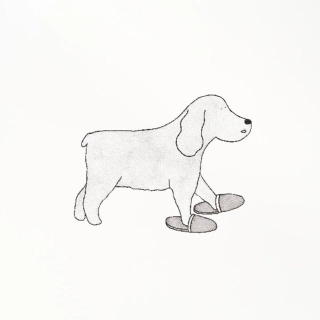 Schumacher Schumacher x The New Yorker Good Dogs Everywhere Peel & Stick Wallpaper In Black & White For Sale - Image 4 of 7