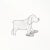 Schumacher Schumacher x The New Yorker Good Dogs Everywhere Peel & Stick Wallpaper In Black & White For Sale - Image 4 of 7