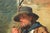 Rudolf Schick, Pipe-Smoking Mountain Farmer, 1800s, Oil Painting on Canvas, Framed For Sale - Image 4 of 9