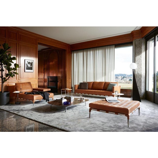 Cassina Prive Steel and Leather Sofa by Philippe Starck for Cassina For Sale - Image 4 of 15