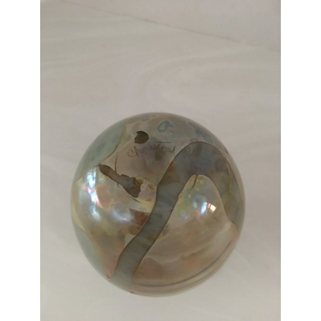 Beautiful rare art glass vase from Christopher Ries from the 1970’s . This is one of two we have listed . This particular...