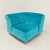 Large Modular Sofa in Light Blue Velvet by Vico Magistretti for Cassina, 1980s, Set of 8 For Sale - Image 10 of 18