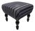 Custom Stripped Brentwood Footstool by Rooms & Gardens For Sale