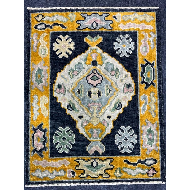 Early 21st Century Turkish Oushak Rug 2'3" x 2'10" For Sale - Image 5 of 6