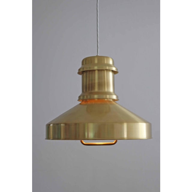 1980s Ships Pendant Light by Sidse Werner for Holmegaard, Denmark, 1980s For Sale - Image 5 of 9