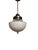 Mid 20th Century Mid Century Modern Pendant Light Fixture With Embossed Design and Finial For Sale - Image 4 of 6
