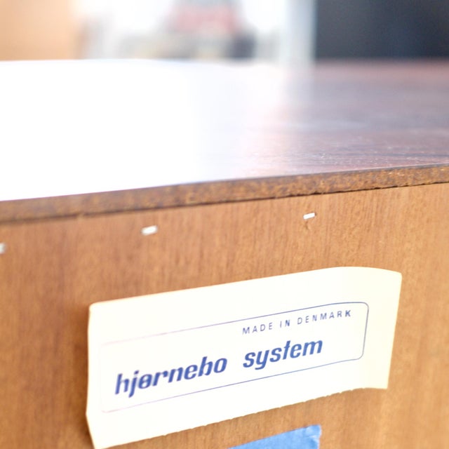 Wood 1950s Hjørnebo Møbelfabrik “Hjørnebo System” Rosewood Cabinet / Small Sideboard For Sale - Image 7 of 7