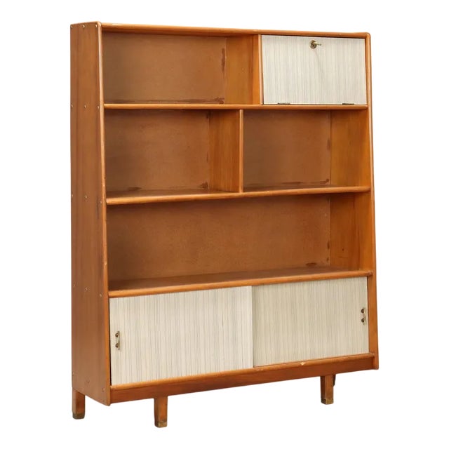 Vintage Bookcase in Wood, 1960s For Sale