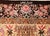 Textile Persian Silk Scatter Floral Vase Luxury Qum Rug For Sale - Image 7 of 9