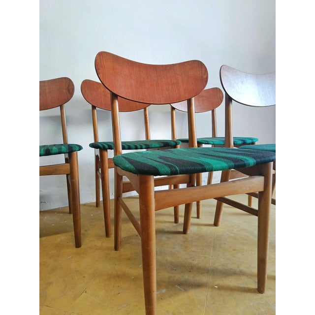 Wood Vintage Danish Chairs, 1960s, Set of 6 For Sale - Image 7 of 10