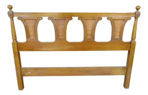 Louis XVI Style Fruitwood Full Size Headboard